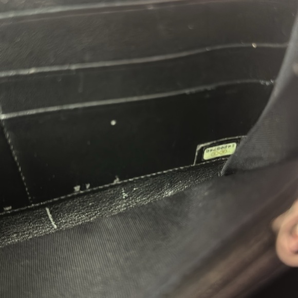 Chanel Black Patent Leather Quilted Zip Around Wallet - Picture 11 of 16